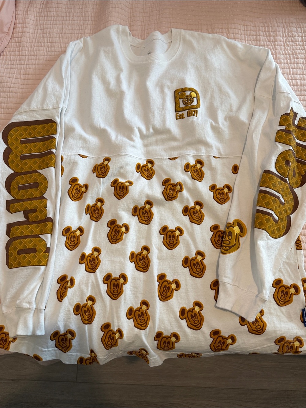 Disney Parks Mickey Waffle Spirit Jersey Sz XL